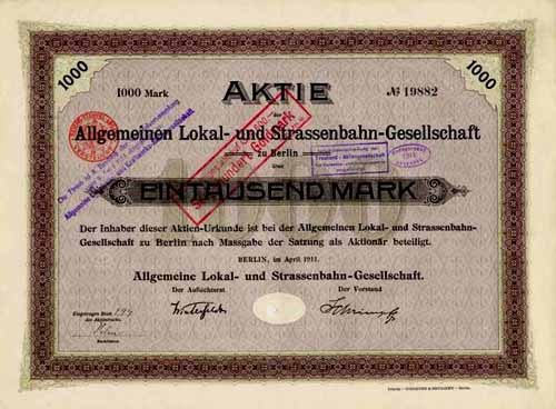 Altes deutsches Wertpapier, ausgestellt von der Regierung, mit gedrucktem Text und numerischen Werten.