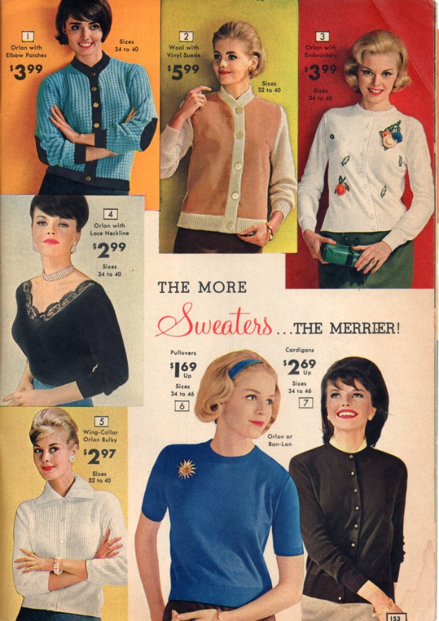 Ein Collage-Bild mit verschiedenen Frauen in unterschiedlichen Kostümen, jede begleitet von Text und Dollar-Beträgen.