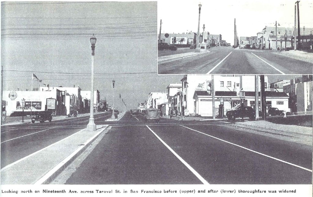 Ein Schwarz-Weiß-Kollage mit verschiedenen städtischen Elementen wie Straßen, Pfählen, Gebäuden, Pflanzen, Fahrzeugen, einer Flagge, Straßenlaternen und einigen Gegenständen, mit Text am unteren Rand des Bildes.